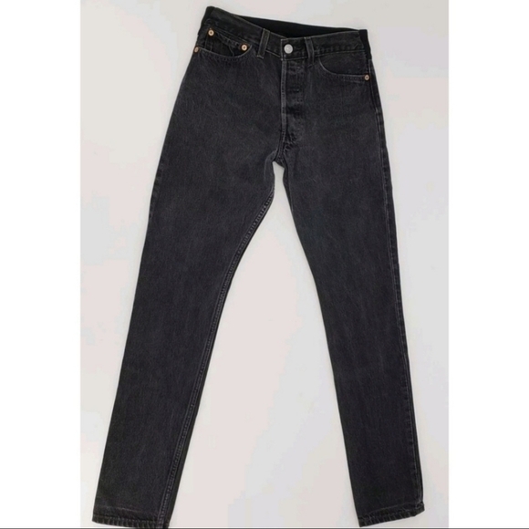 The Reformation ALTERED Black 501 Levis Jeans - Picture 7 of 8